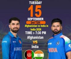 Pari Match ID: Afghanistan vs India 2nd T20I Cricket Guide