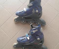 Pattini Biemme in linea regolabili in misura piede da 37 a 40 in buono stato.