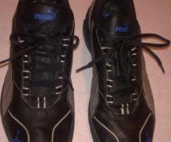 Scarpe da ginnastica Puma misura 46 in morbida pelle nera