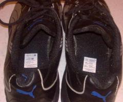 Scarpe da ginnastica Puma misura 46 in morbida pelle nera - 2