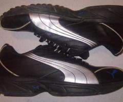 Scarpe da ginnastica Puma misura 46 in morbida pelle nera - 3