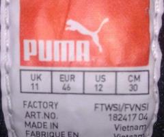 Scarpe da ginnastica Puma misura 46 in morbida pelle nera - 4