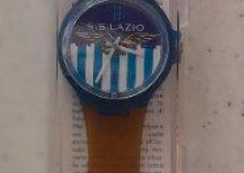 Orologio "Football Watch" della S.S. Lazio, Vintage distribuito da Parmalat - 1/2