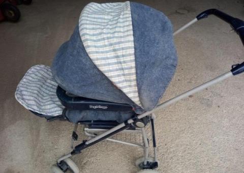 Passeggino PEG PEREGO modello DENIM JEANS completo buono stato - 4/4