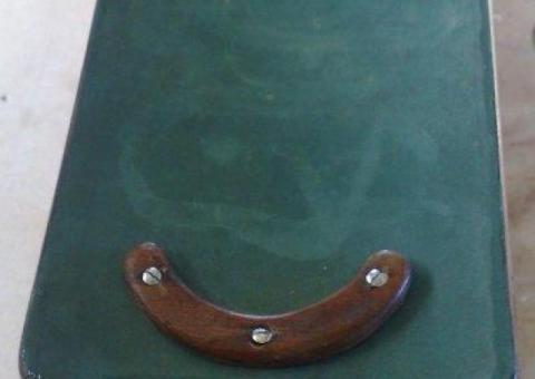 Cassetta Lustrascarpe porta attrezzi Calzolaio Antica Sciuscià lustrascarpe - 2/4